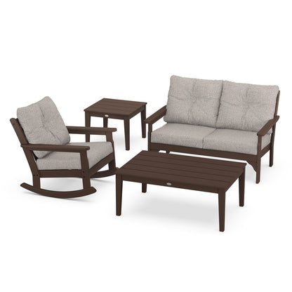 Vineyard 4-Piece Deep Seating Rocking Chair Set