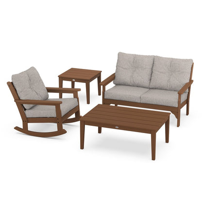 Vineyard 4-Piece Deep Seating Rocking Chair Set