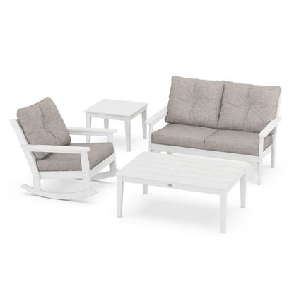 Vineyard 4-Piece Deep Seating Rocking Chair Set