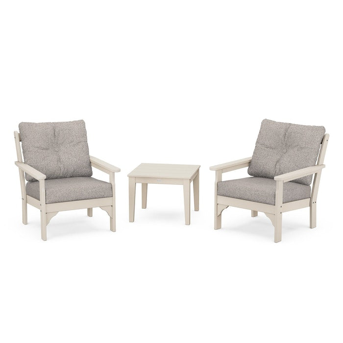 Vineyard 3-Piece Deep Seating Set