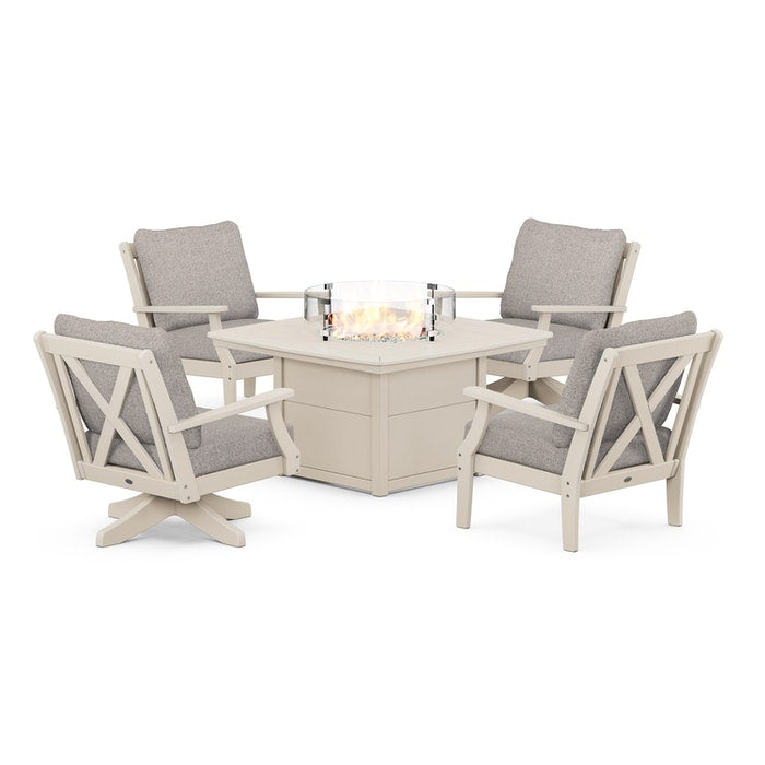 Braxton 5-Piece Deep Seating Set with Fire Table