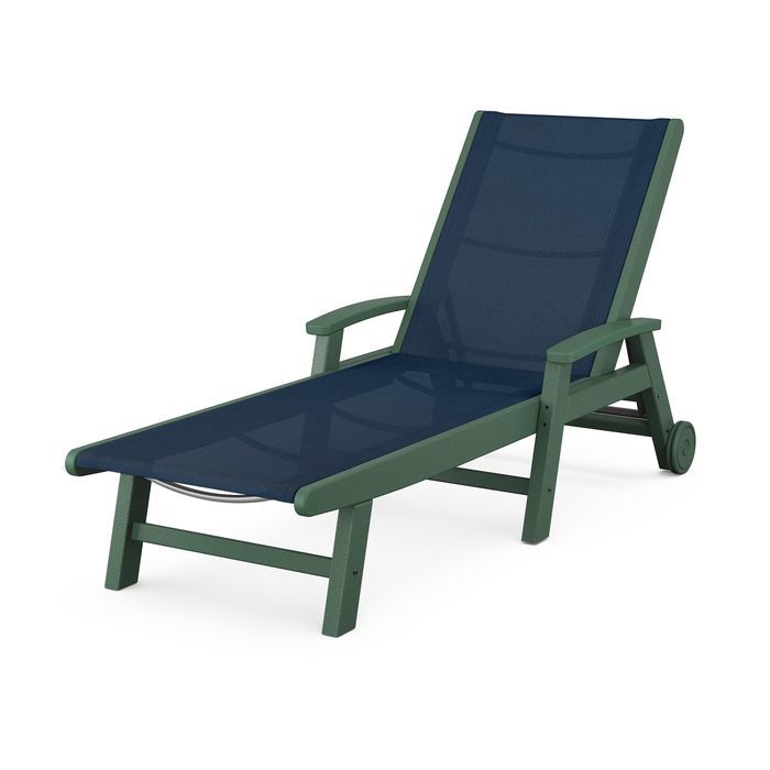 Coastal Chaise with Wheels