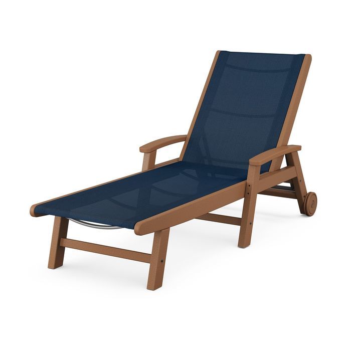 Coastal Chaise with Wheels