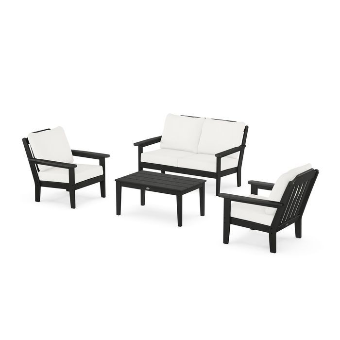 Country Living 4-Piece Deep Seating Set with Loveseat