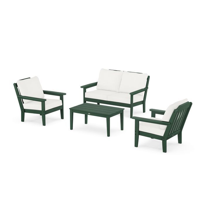 Country Living 4-Piece Deep Seating Set with Loveseat