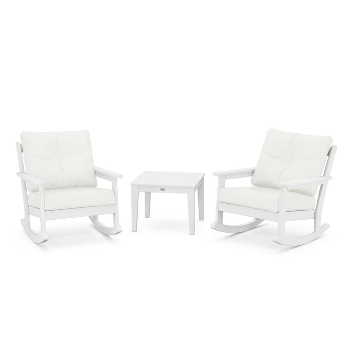 Vineyard 3-Piece Deep Seating Rocking Chair Set