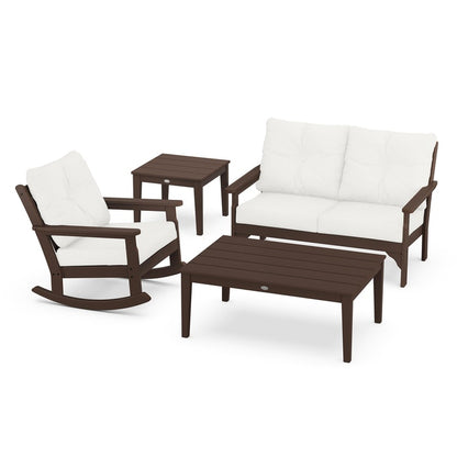 Vineyard 4-Piece Deep Seating Rocking Chair Set