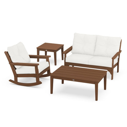 Vineyard 4-Piece Deep Seating Rocking Chair Set