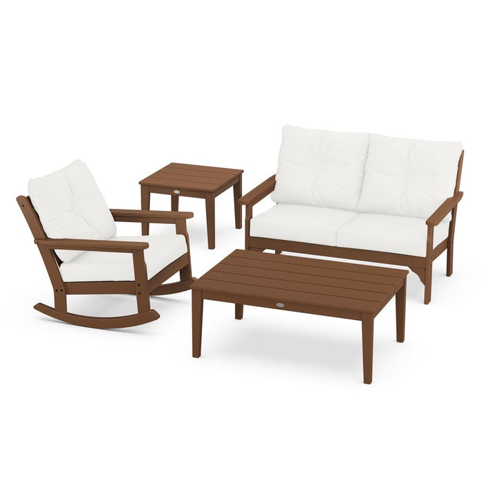 Vineyard 4-Piece Deep Seating Rocking Chair Set