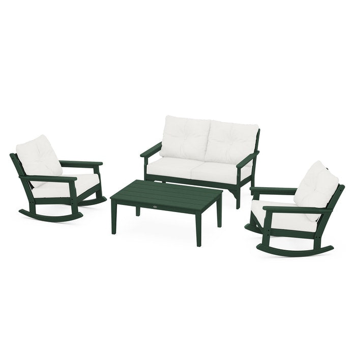 Vineyard 4-Piece Deep Seating Rocking Chair Set