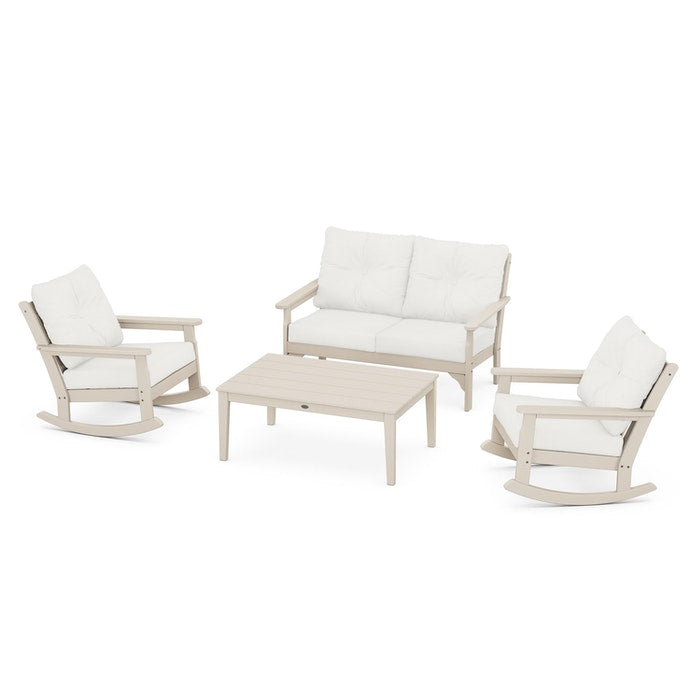 Vineyard 4-Piece Deep Seating Rocking Chair Set