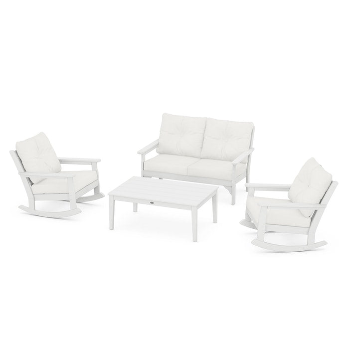 Vineyard 4-Piece Deep Seating Rocking Chair Set