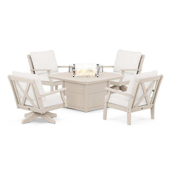 Braxton 5-Piece Deep Seating Set with Fire Table