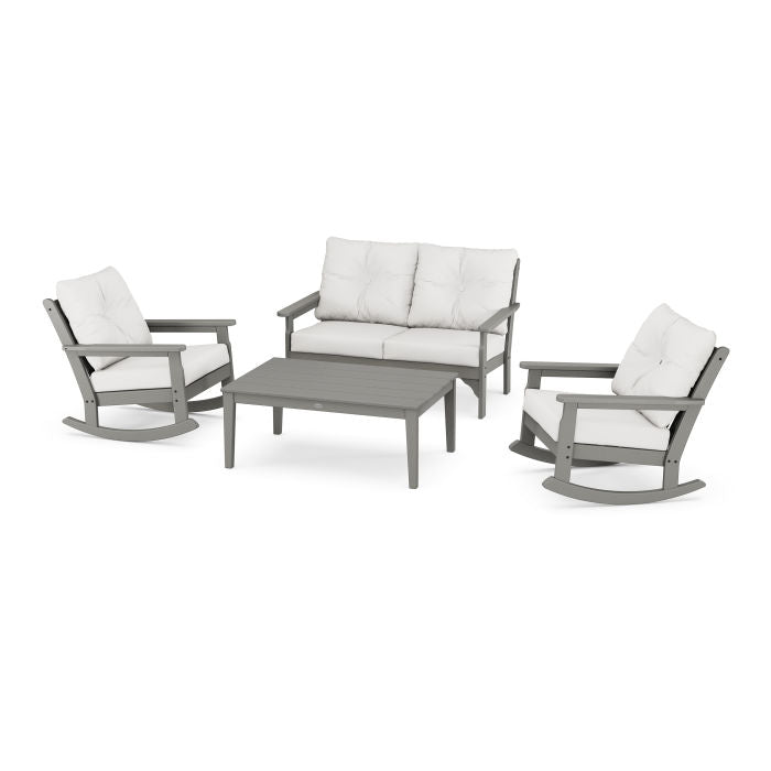 Vineyard 4-Piece Deep Seating Rocking Chair Set