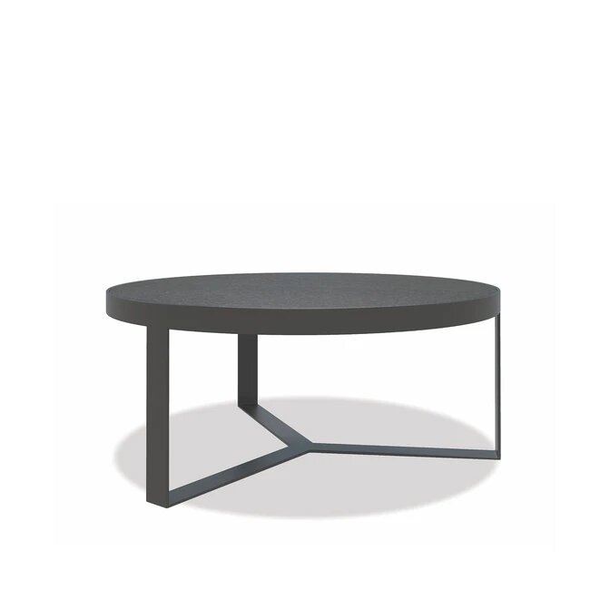 38" Honed Granite Round End Table