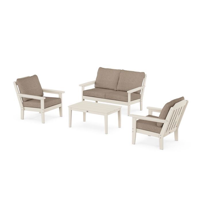 Country Living 4-Piece Deep Seating Set with Loveseat