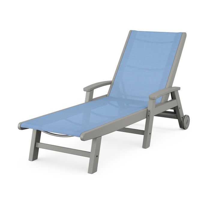 Coastal Chaise with Wheels