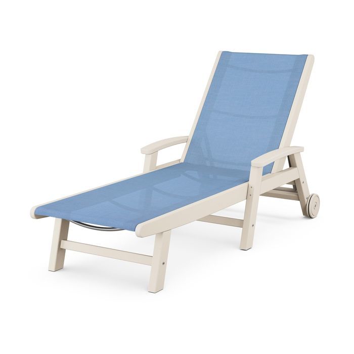 Coastal Chaise with Wheels