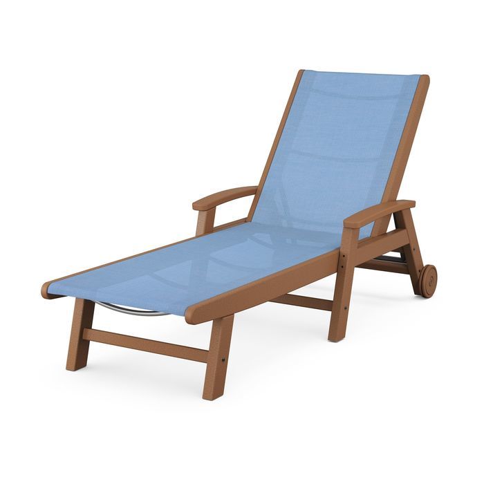 Coastal Chaise with Wheels