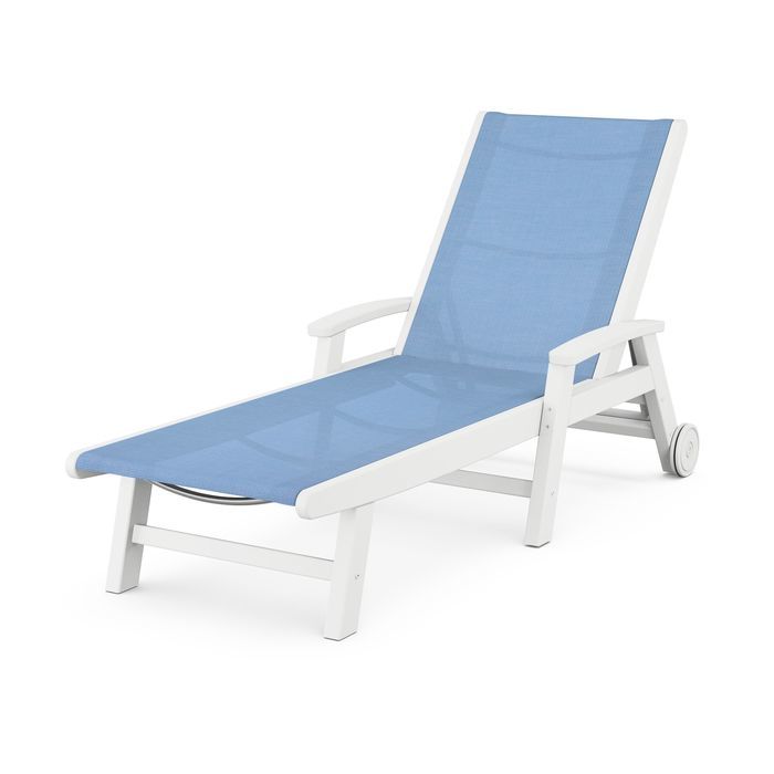 Coastal Chaise with Wheels