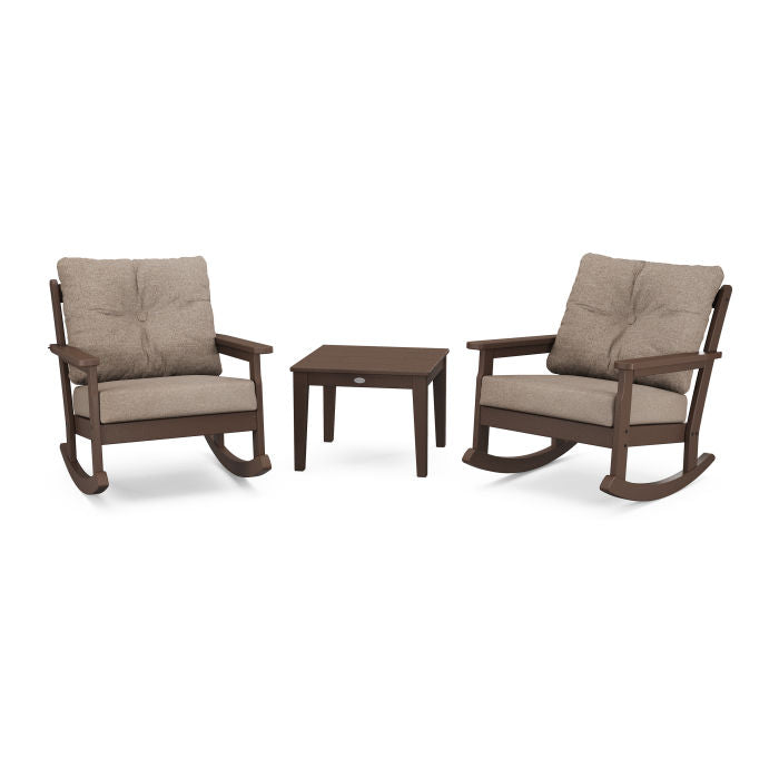 Vineyard 3-Piece Deep Seating Rocking Chair Set