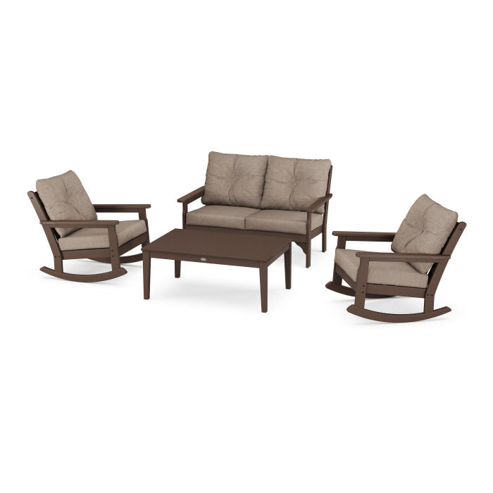 Vineyard 4-Piece Deep Seating Rocking Chair Set