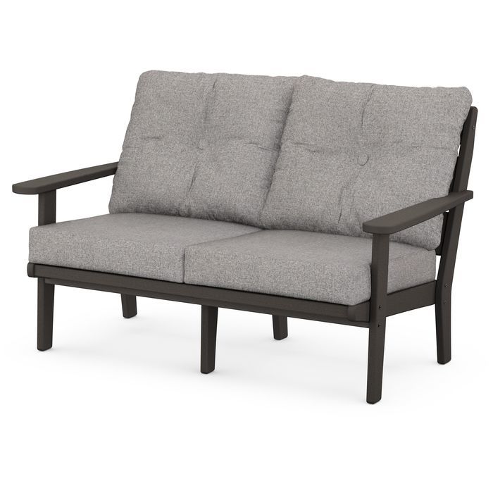 Lakeside Deep Seating Loveseat in Vintage Finish