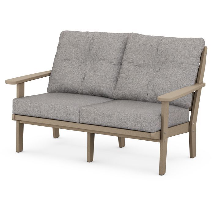 Lakeside Deep Seating Loveseat in Vintage Finish