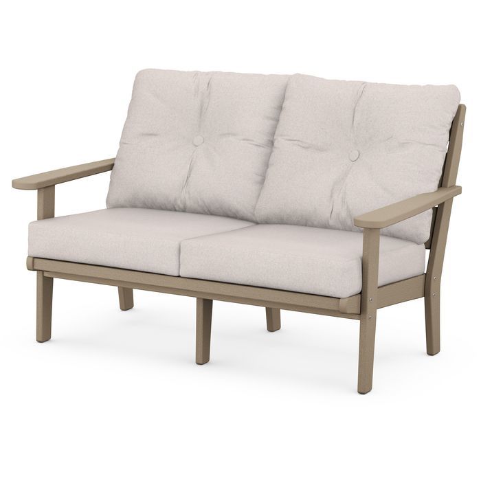 Lakeside Deep Seating Loveseat in Vintage Finish