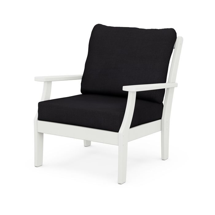 Braxton Deep Seating Chair in Vintage Finish