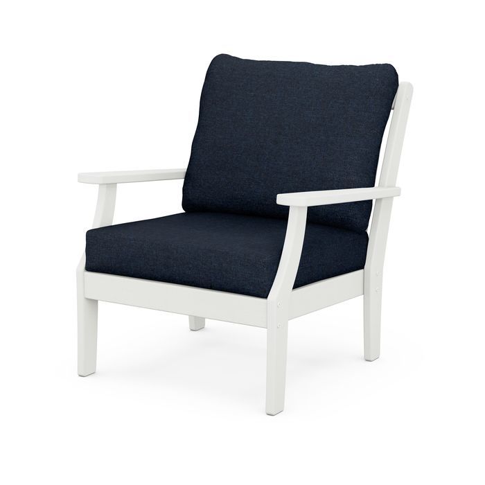 Braxton Deep Seating Chair in Vintage Finish