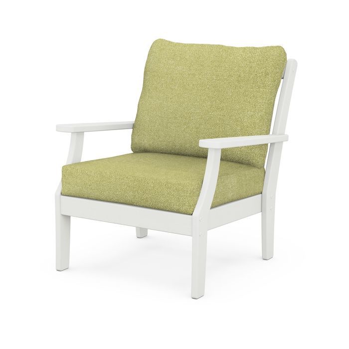 Braxton Deep Seating Chair in Vintage Finish