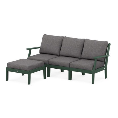 Braxton Modular 4-Piece Deep Seating Set with Ottoman