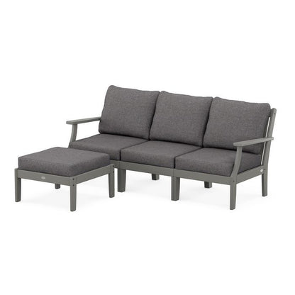 Braxton Modular 4-Piece Deep Seating Set with Ottoman