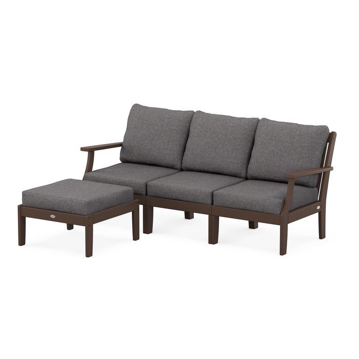 Braxton Modular 4-Piece Deep Seating Set with Ottoman