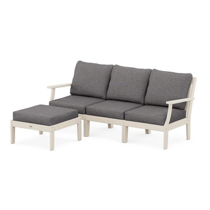 Braxton Modular 4-Piece Deep Seating Set with Ottoman