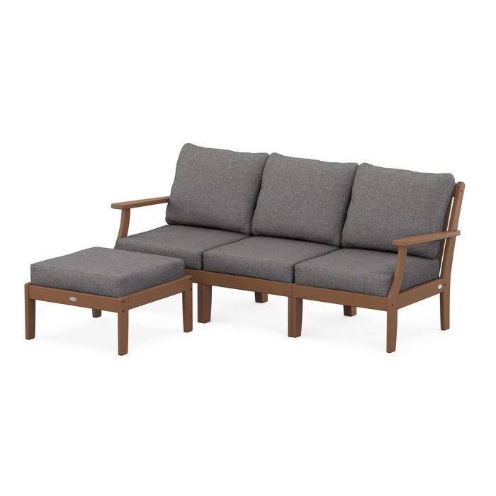 Braxton Modular 4-Piece Deep Seating Set with Ottoman