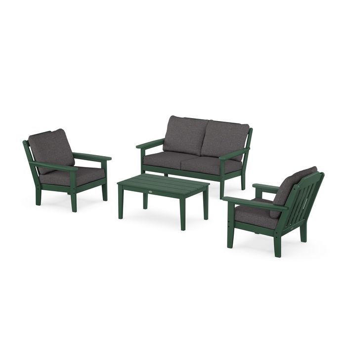 Country Living 4-Piece Deep Seating Set with Loveseat
