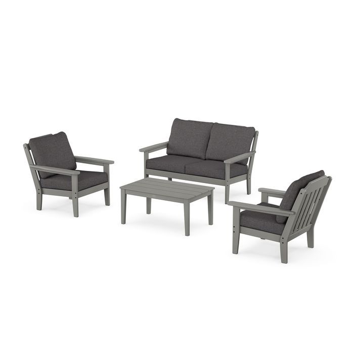 Country Living 4-Piece Deep Seating Set with Loveseat
