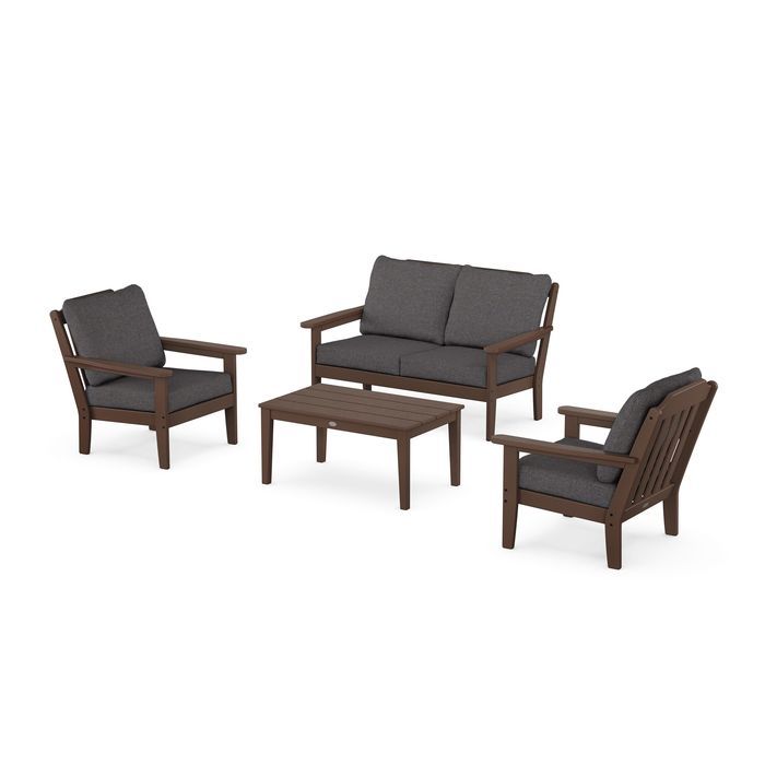 Country Living 4-Piece Deep Seating Set with Loveseat