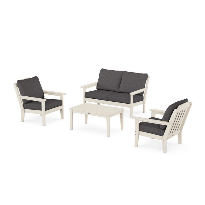 Country Living 4-Piece Deep Seating Set with Loveseat