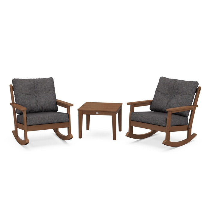 Vineyard 3-Piece Deep Seating Rocking Chair Set