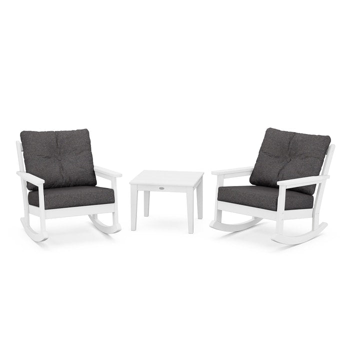 Vineyard 3-Piece Deep Seating Rocking Chair Set