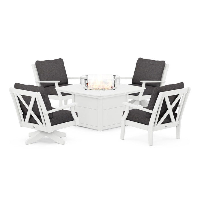 Braxton 5-Piece Deep Seating Set with Fire Table