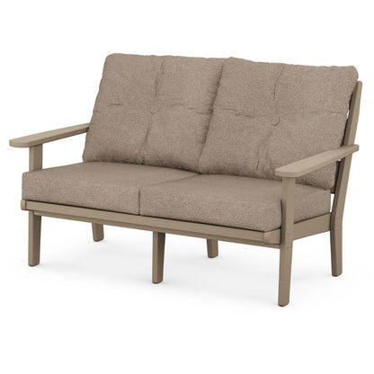 Lakeside Deep Seating Loveseat in Vintage Finish