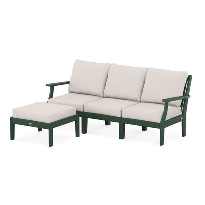 Braxton Modular 4-Piece Deep Seating Set with Ottoman