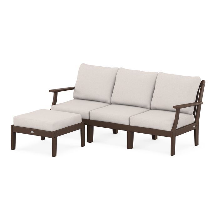 Braxton Modular 4-Piece Deep Seating Set with Ottoman