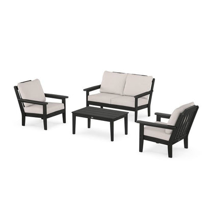 Country Living 4-Piece Deep Seating Set with Loveseat