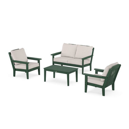 Country Living 4-Piece Deep Seating Set with Loveseat