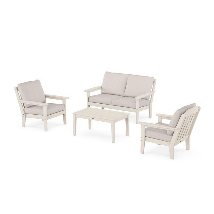 Country Living 4-Piece Deep Seating Set with Loveseat